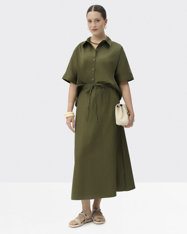 Юбка макси из 100% хлопка