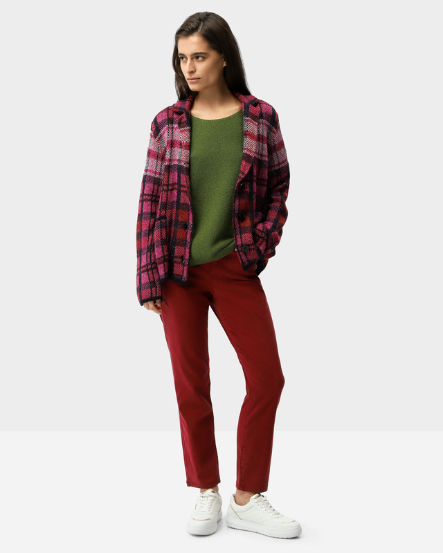 Эластичные джинсы без застежки