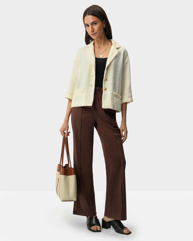 Брюки из эластичной экозамши