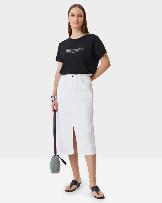 Футболка с мерцающей вышивкой