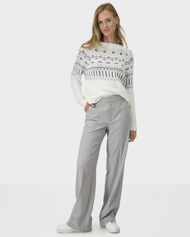 Брюки прямого кроя со стрелками