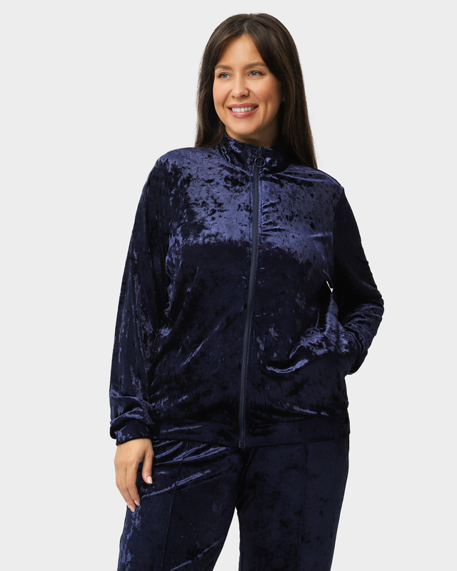 Велюровая толстовка на молнии