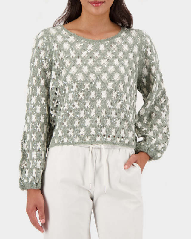 Вязаный джемпер с шерстью в составе