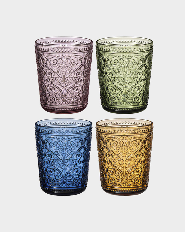 Набор стаканов VINTAGE, разноцветный, 4 шт. по 320 мл