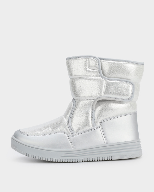 Ботинки-дутики с молнией и застежкой-велкро на нескользящей подошве