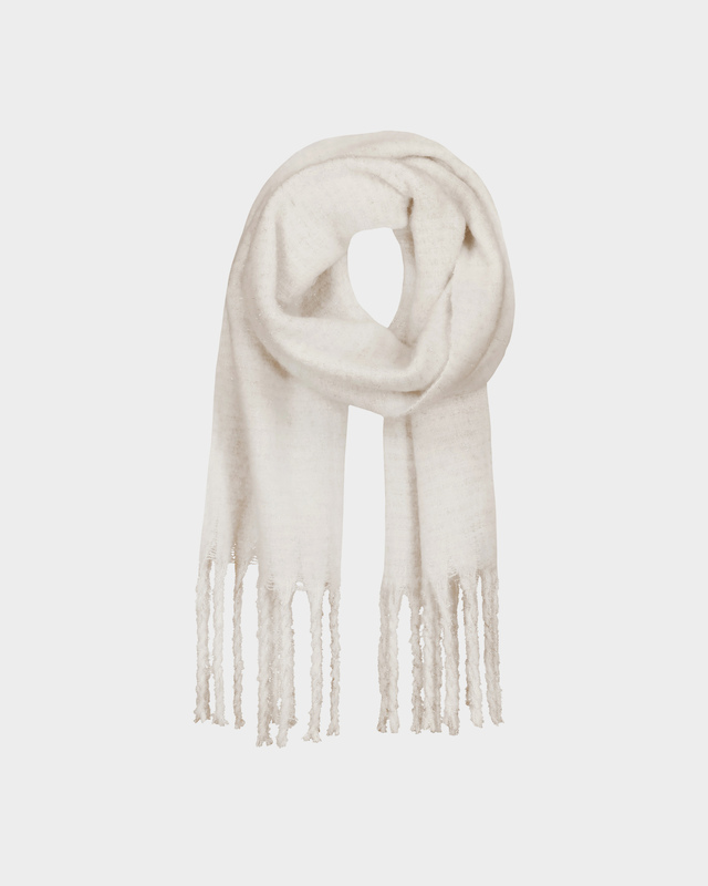 Пушистый шарф с мерцающим люрексом