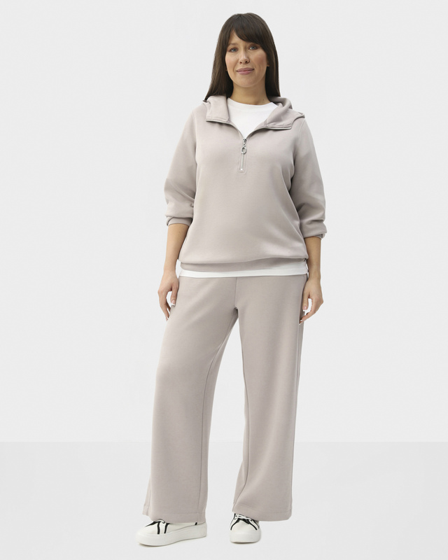 Брюки из мягкой скубы с эластичным поясом-кулиской