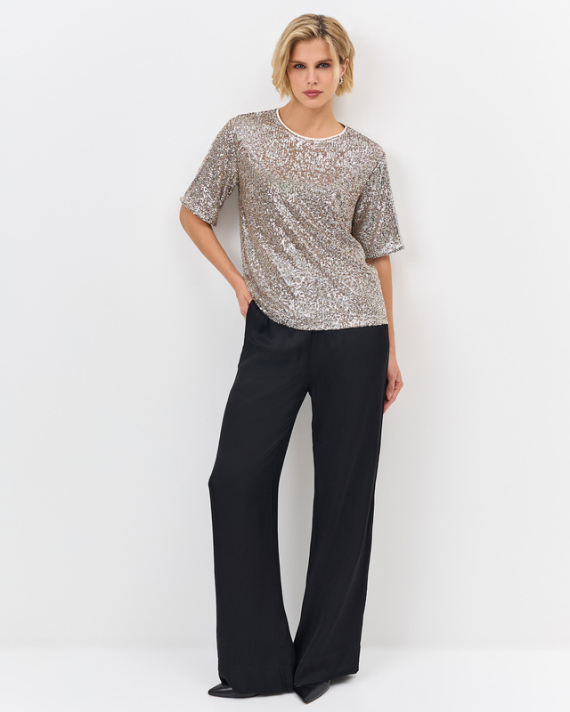 Свободные брюки из шелковистой вискозы