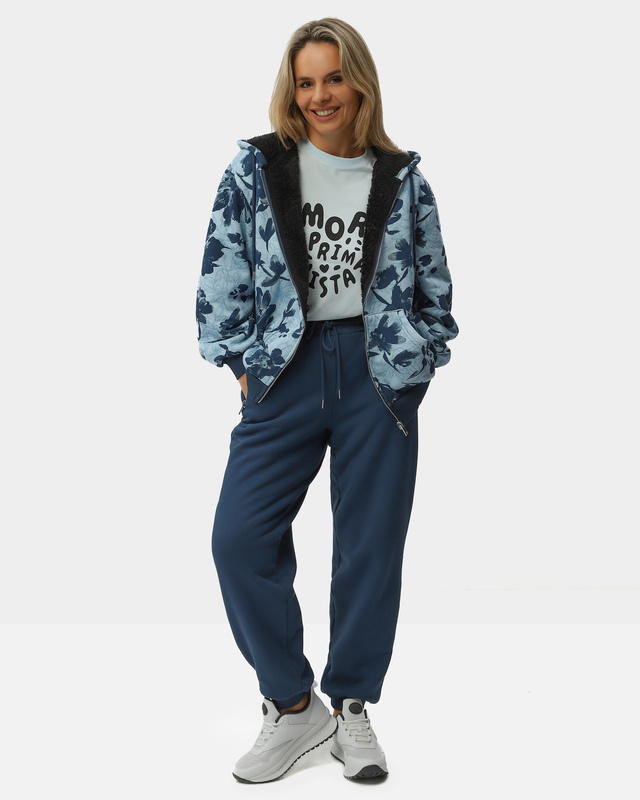 Брюки-джоггеры утепленные