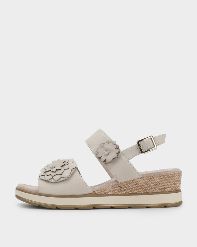 Босоножки из натурального нубука со стелькой Memotion