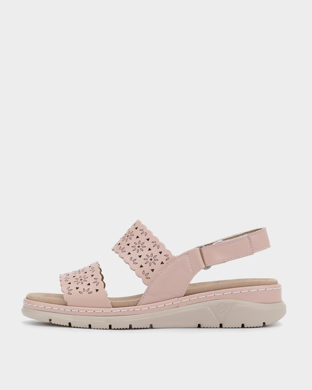 Сандалии из натуральной кожи со сквозной перфорацией и технологией Air Function