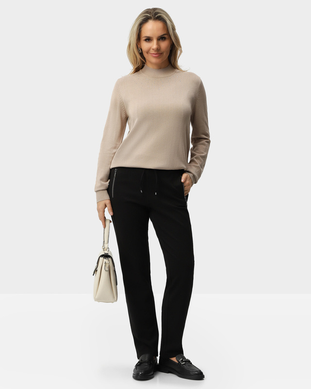 Брюки прямого кроя с вискозой в составе