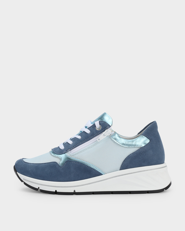 Кроссовки из кожи и дышащего текстиля с технологией Air Function