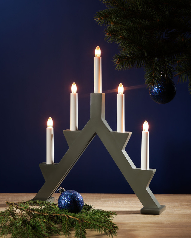 Новогодний подсвечник