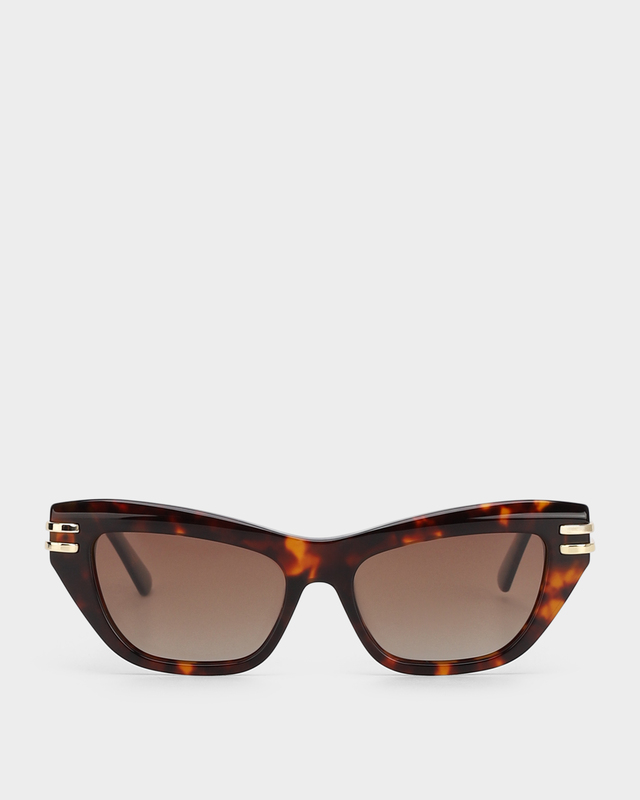 Солнцезащитные очки с золотистыми вставками