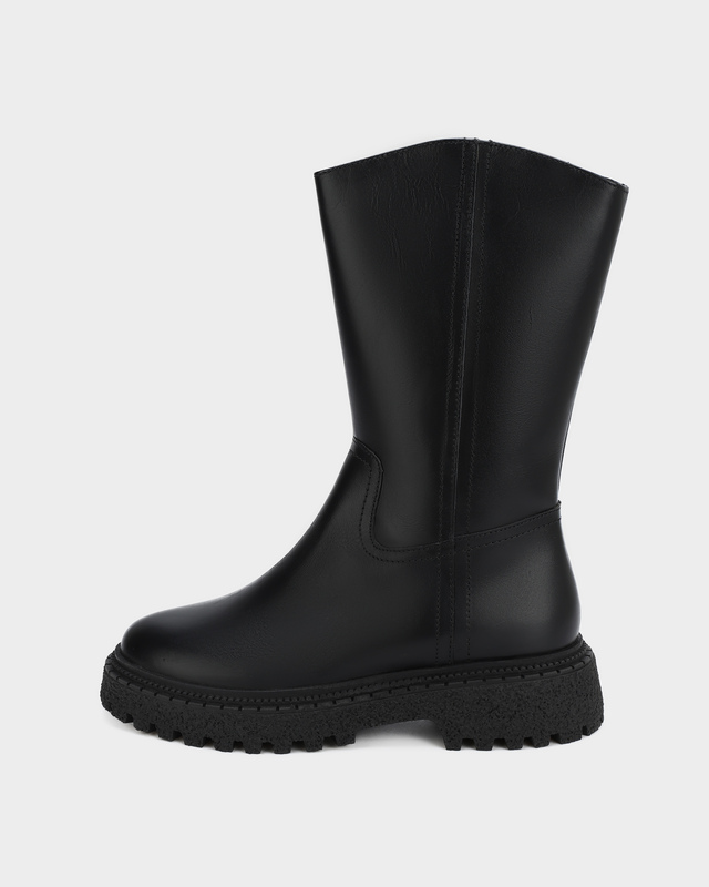 Полусапоги с эластичной вставкой на голенище, утепленные натуральной шерстью