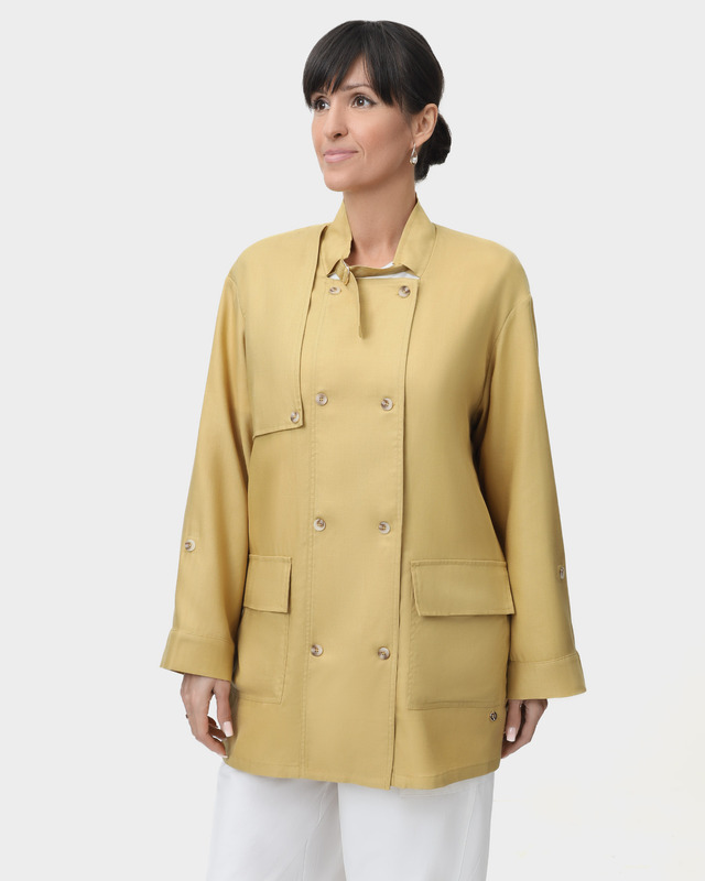 Удлиненный жакет свободного кроя