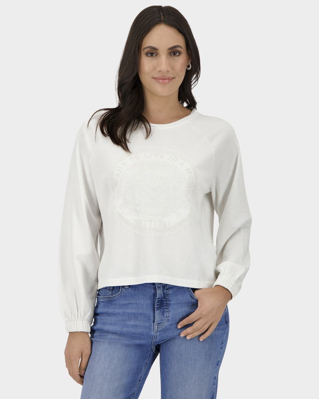 Толстовка свободного кроя с бисером и пайетками