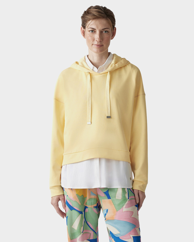 Толстовка с хлопком и модалом в составе