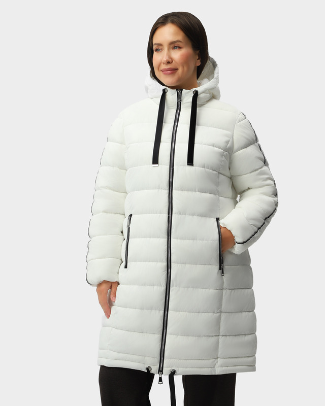 Куртка из водоотталкивающей ткани с капюшоном