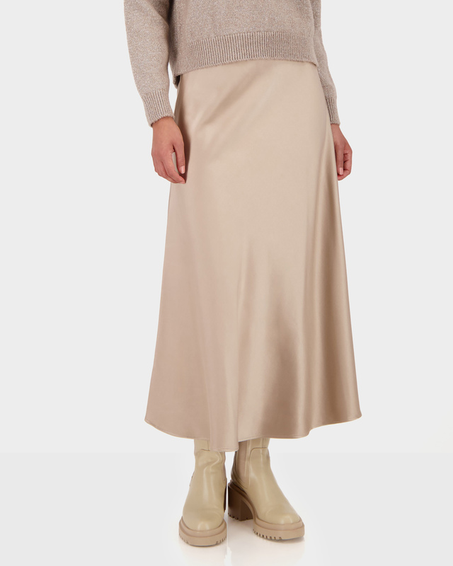 Юбка миди из эластичного струящегося материала