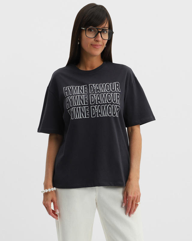 Футболка из хлопка с минималистичным принтом