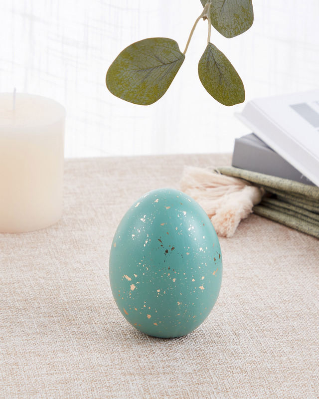 Фигурка &laquo;Яйцо декоративное&raquo;, керамика, бирюзовое