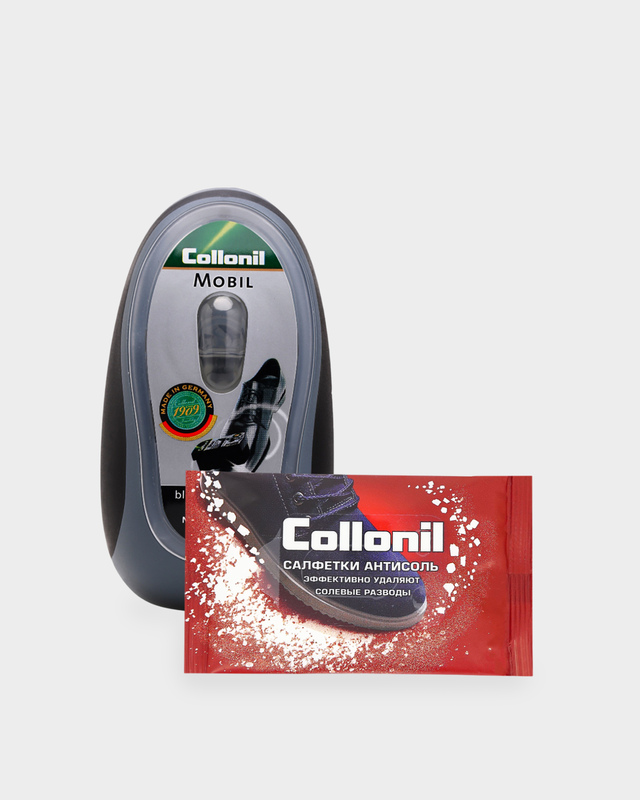 Набор для ухода за обувью: салфетки и губка