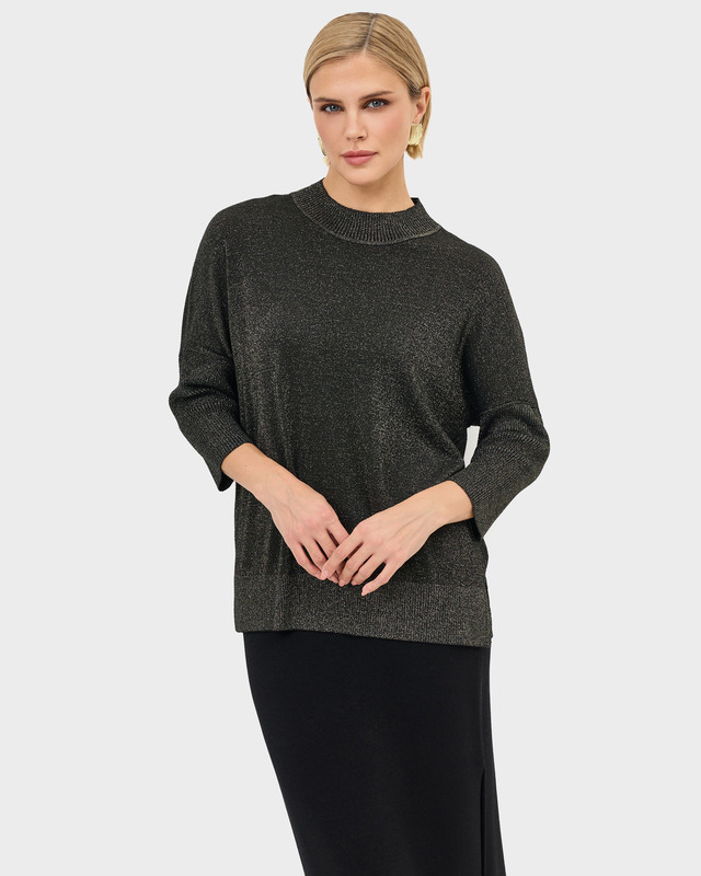 Джемпер с вискозой и шерстью в составе