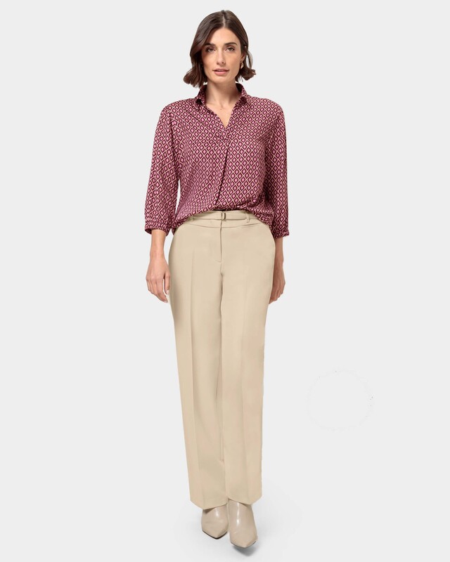 Широкие брюки прямого кроя