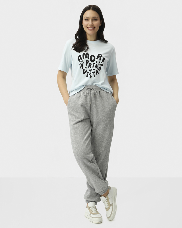 Джоггеры с эластичным поясом и кулиской