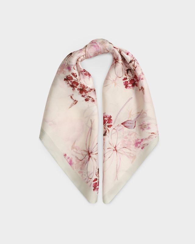Платок из шелка и вискозы