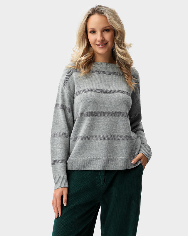 Пуловер с шерстью в составе