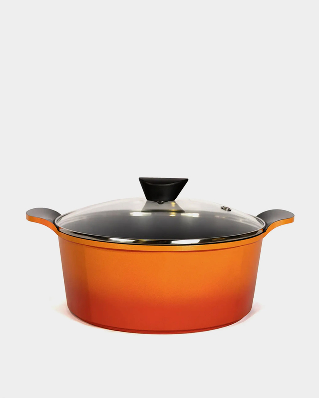 Кастрюля Orange со стеклянной крышкой, 4,6 л, 24 см (индукция)