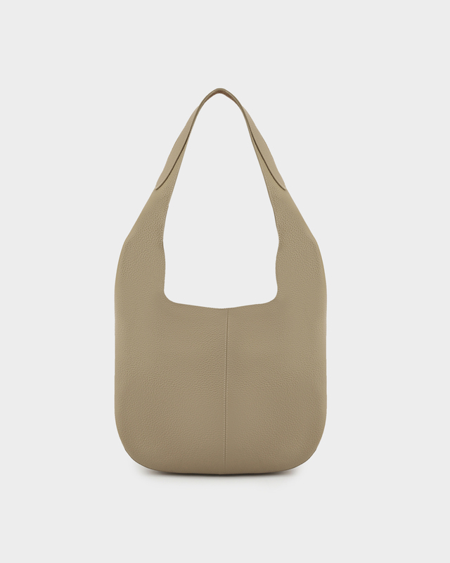 Сумка-шопер из натуральной зернистой кожи