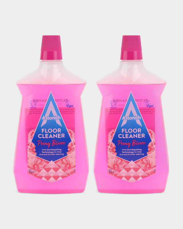 Универсальное средство для мытья полов с ароматом пиона, 2 шт.