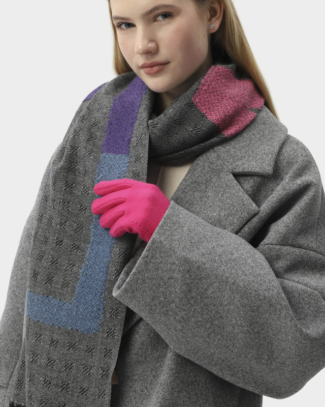 Комплект: палантин, перчатки