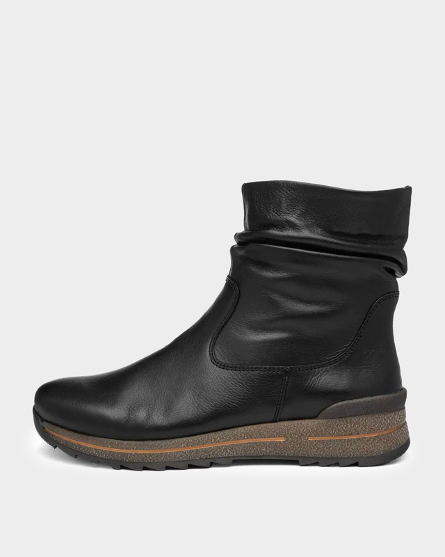 Полусапоги увеличенной полноты из натуральной кожи с технологией High Soft