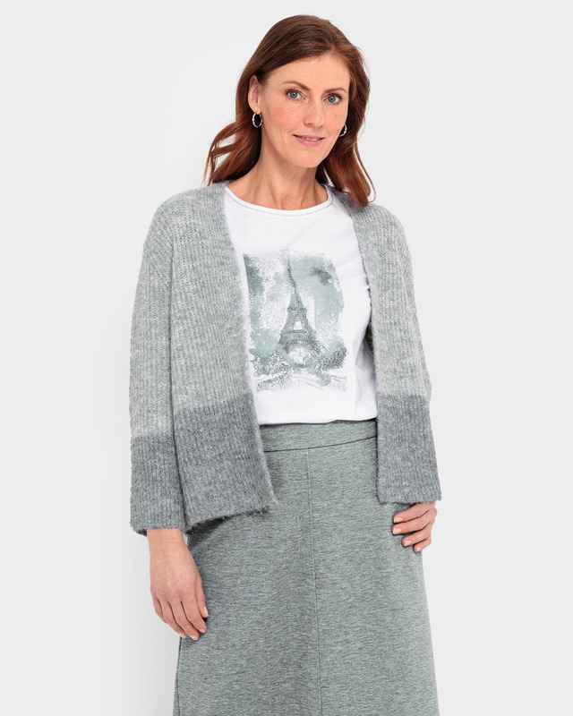 Кардиган крупной вязки с люрексом