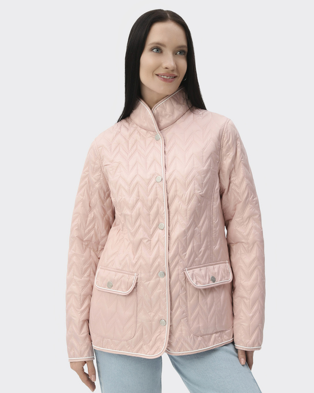 Двухсторонняя стеганая куртка на кнопках