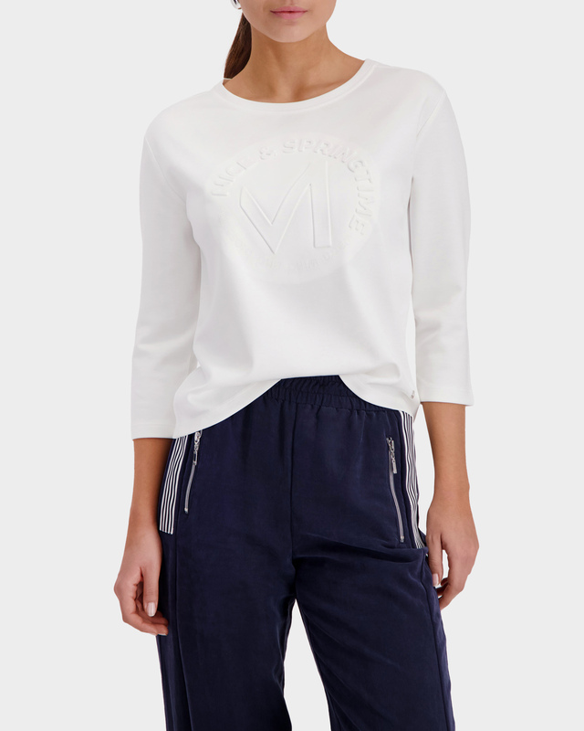 Лонгслив с декором стразами