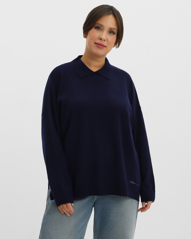 Пуловер с шерстью и кашемиром в составе