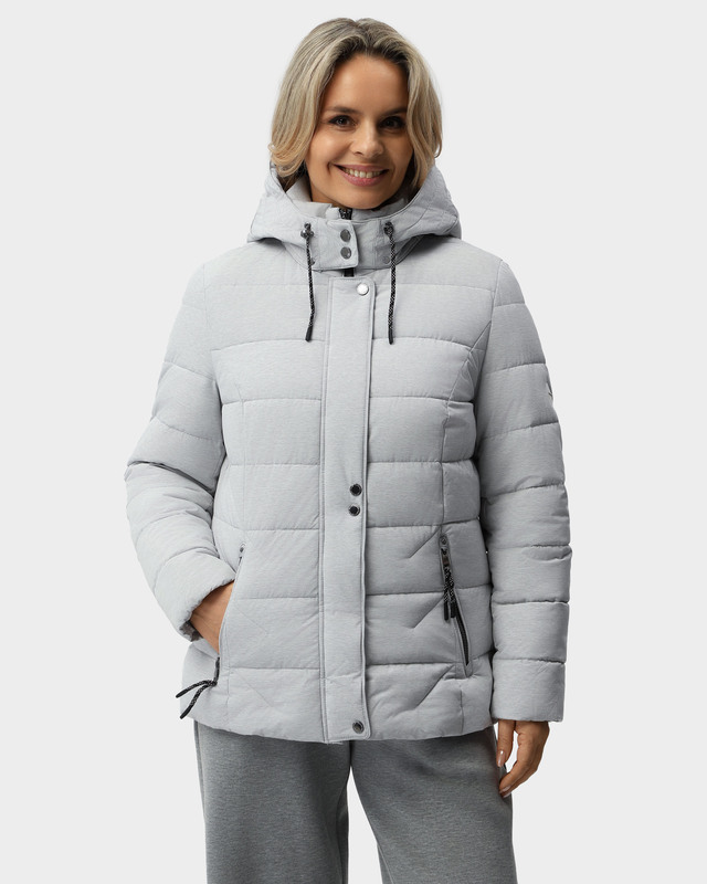 Куртка из водонепроницаемого материала со съемным капюшоном