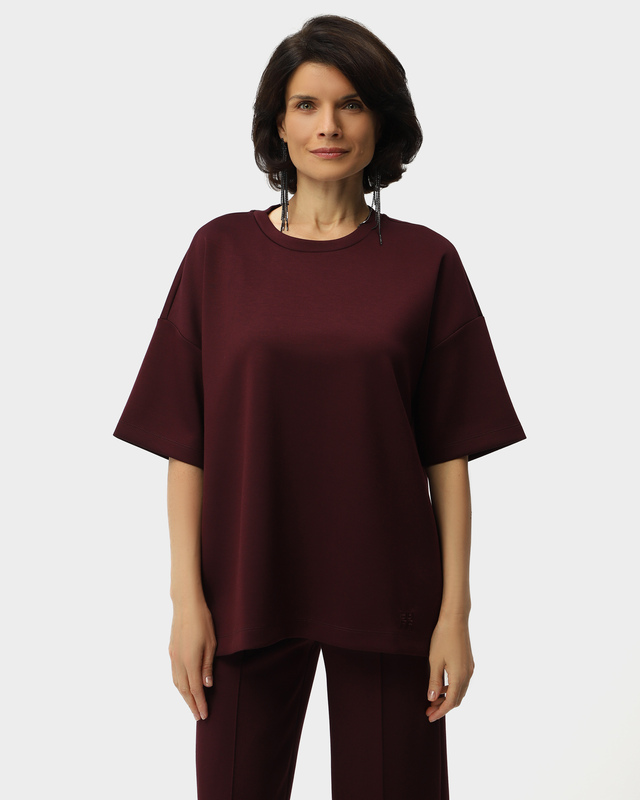 Футболка широкого кроя из скубы