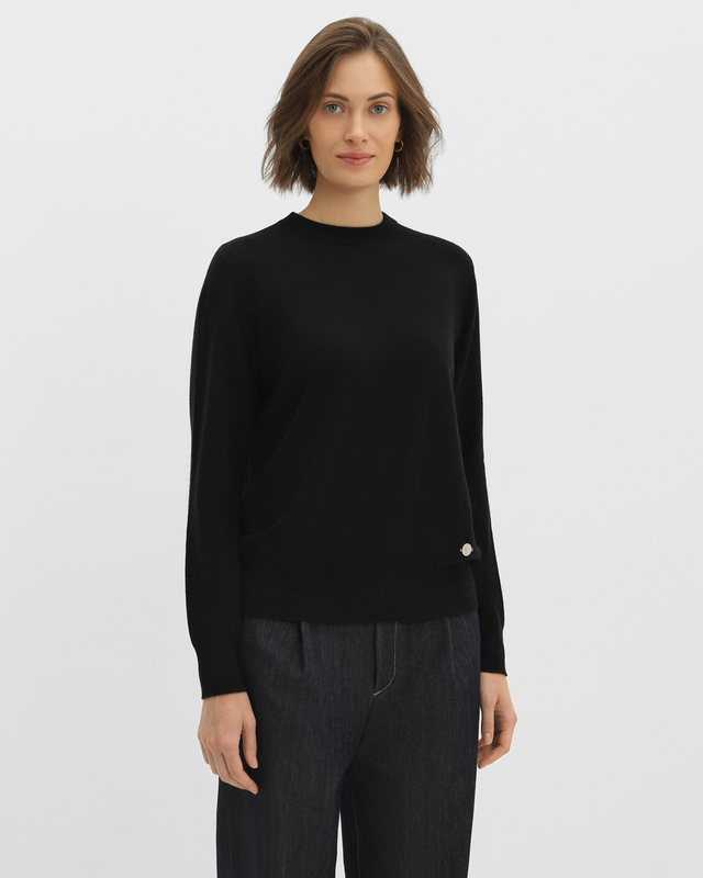 Пуловер с шерстью и кашемиром в составе