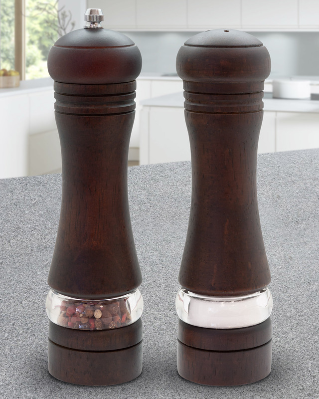 Перцемолка и солонка &laquo;Классика-20&raquo;, черное дерево