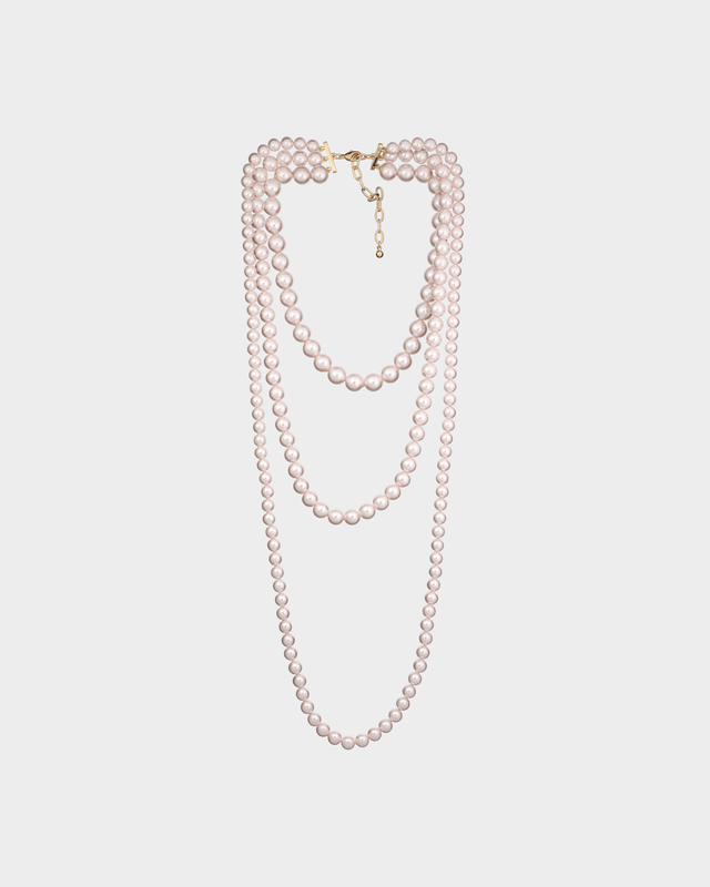 Многослойное колье с жемчугом Майорка