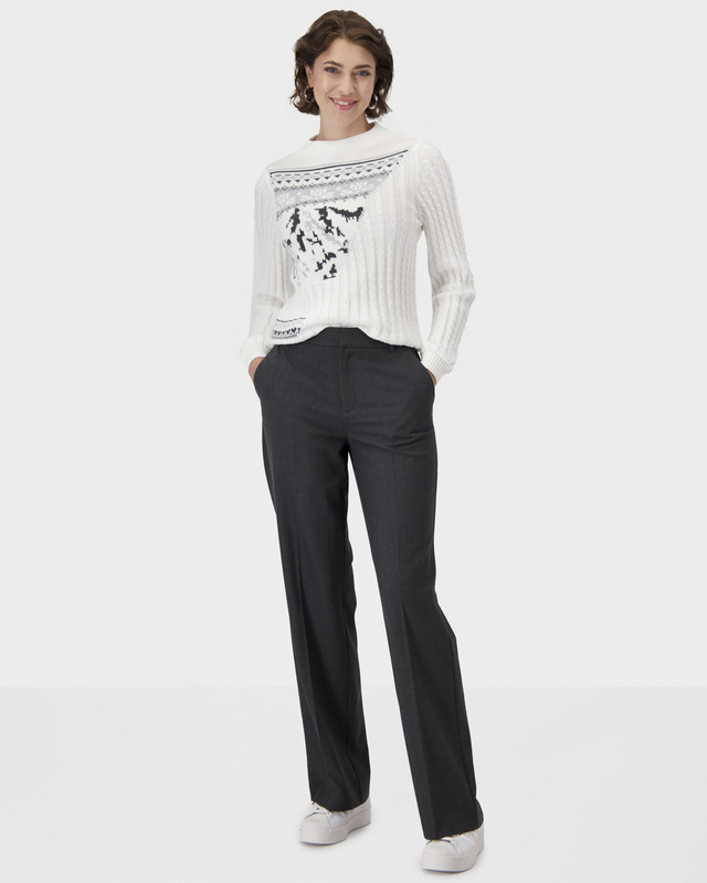 Брюки прямого кроя со стрелками