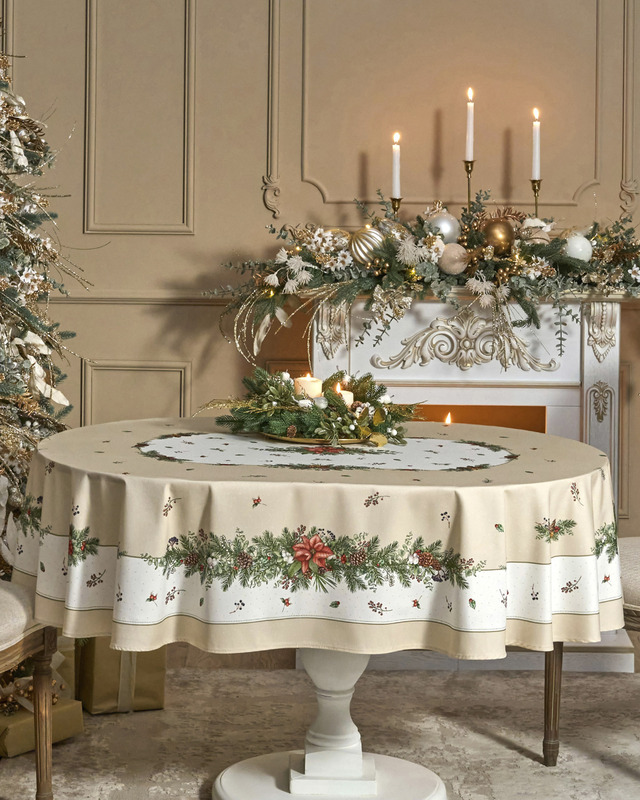 Скатерть овальная &laquo;Торжество&raquo;