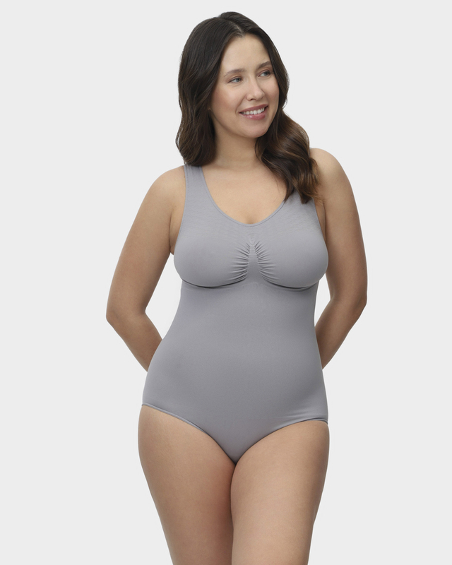 Корректирующее боди на широких бретелях ультрасильной поддержки